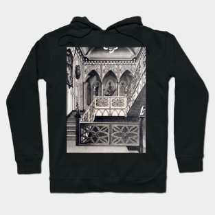 medieval environment castle stairs Hoodie